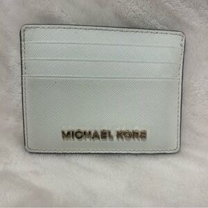 Michael Kors White Card Holder